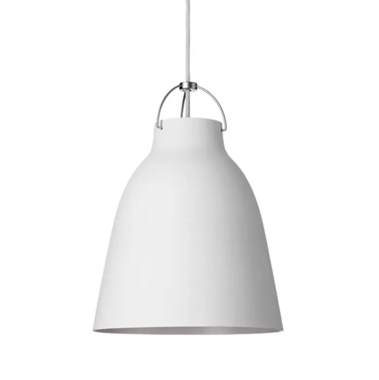 Caravaggio P2 taklampa Matt vit