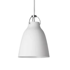 Caravaggio P1 taklampa Matt vit