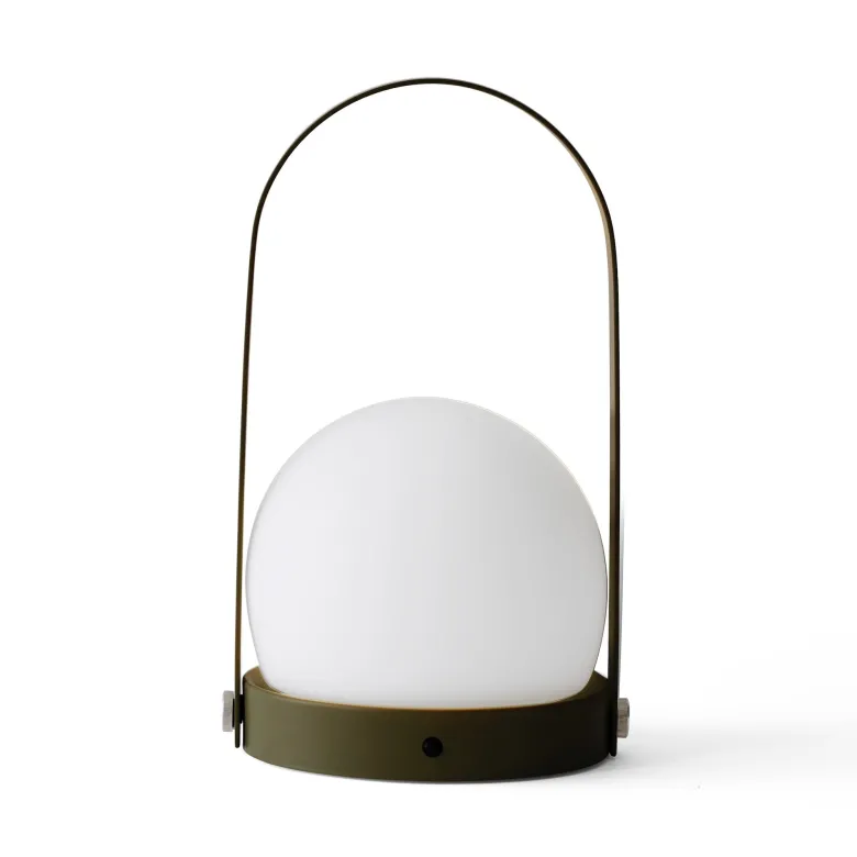 Carrie portabel bordslampa oliv