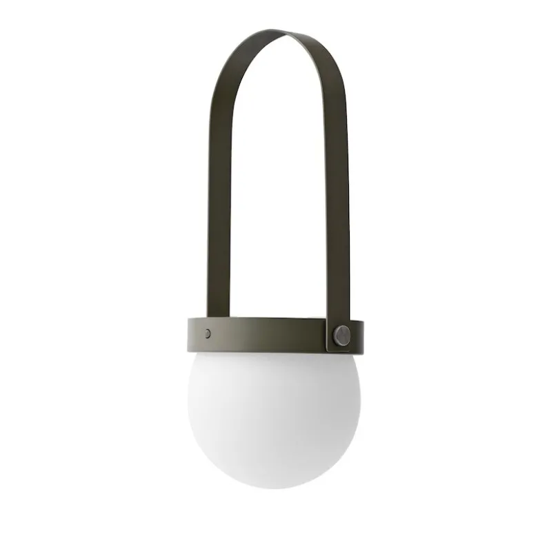 Carrie portabel bordslampa oliv