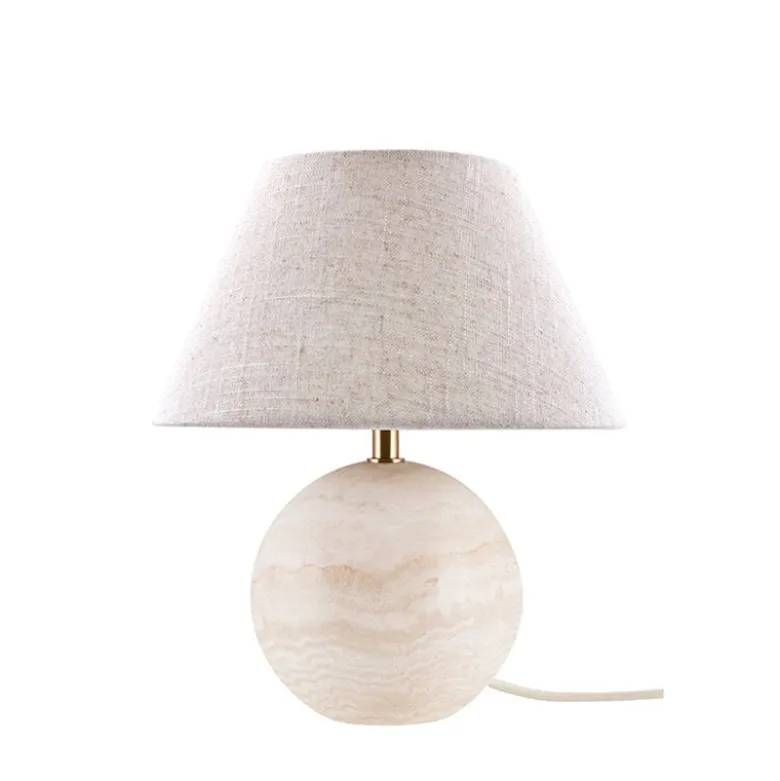 Castello 35 Bordslampa Beige travertin