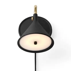Cast sconce diffuser vägglampa svart
