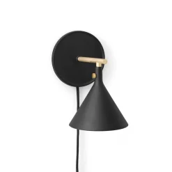 Cast sconce diffuser vägglampa svart
