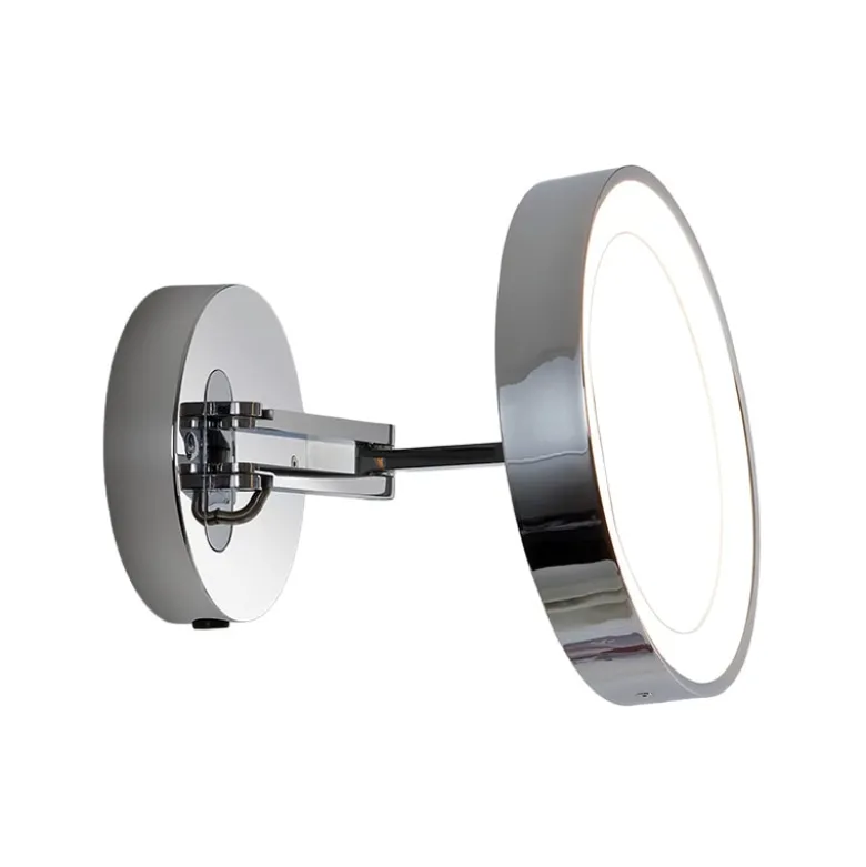 Catena sminkspegel med belysning krom IP44