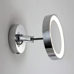 Catena sminkspegel med belysning krom IP44