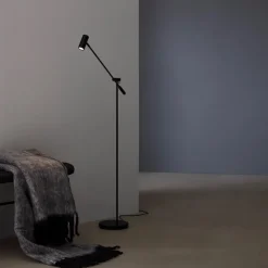 Cato golvlampa dimbar mattsvart/mattsvart