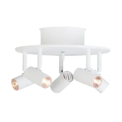 Cato Spotlight 5 rund halogen mattvit/mattvit
