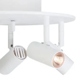 Cato Spotlight 5 rund halogen mattvit/mattvit