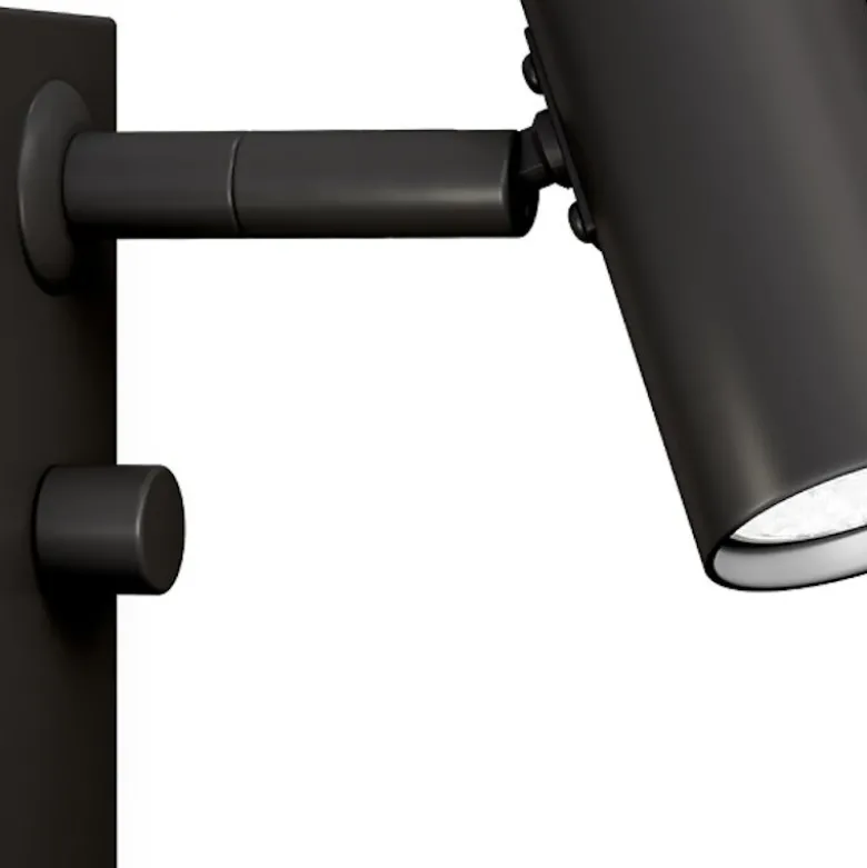 Cato vägglampa enkel mattsvart/mattsvart