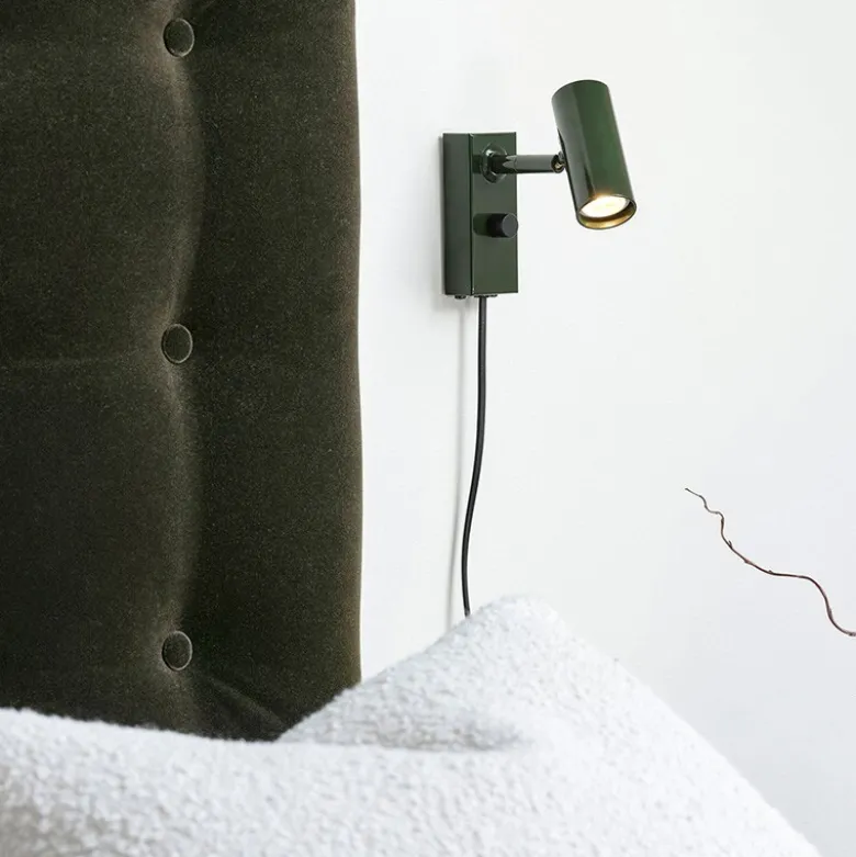 Cato vägglampa enkel skogsgrön