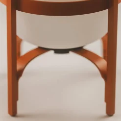 Cestita alubat portabel bordslampa rödorange