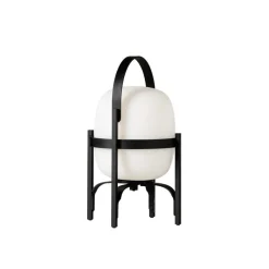 Cestita alubat portabel bordslampa svart
