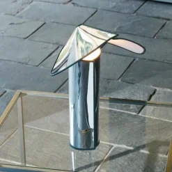 Chiara bordslampa Roséguld/Oxiderad röd