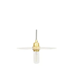 Circle shade taklampa brass