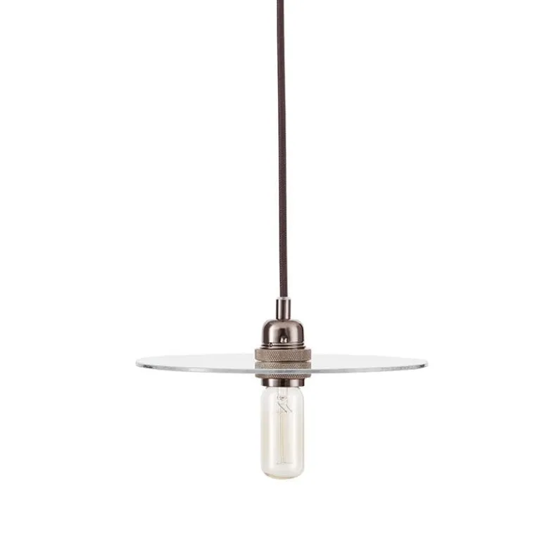 Circle shade taklampa clear glass