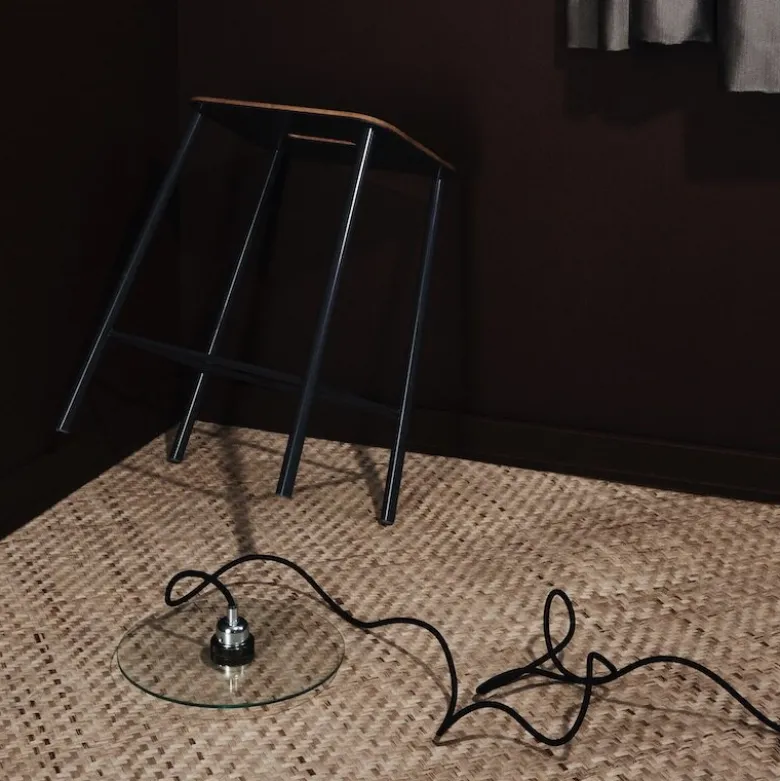Circle shade taklampa clear glass