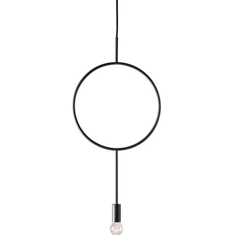 Circle Taklampa mörk grå