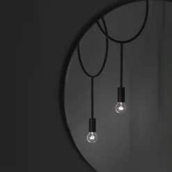 Circle Taklampa mörk grå