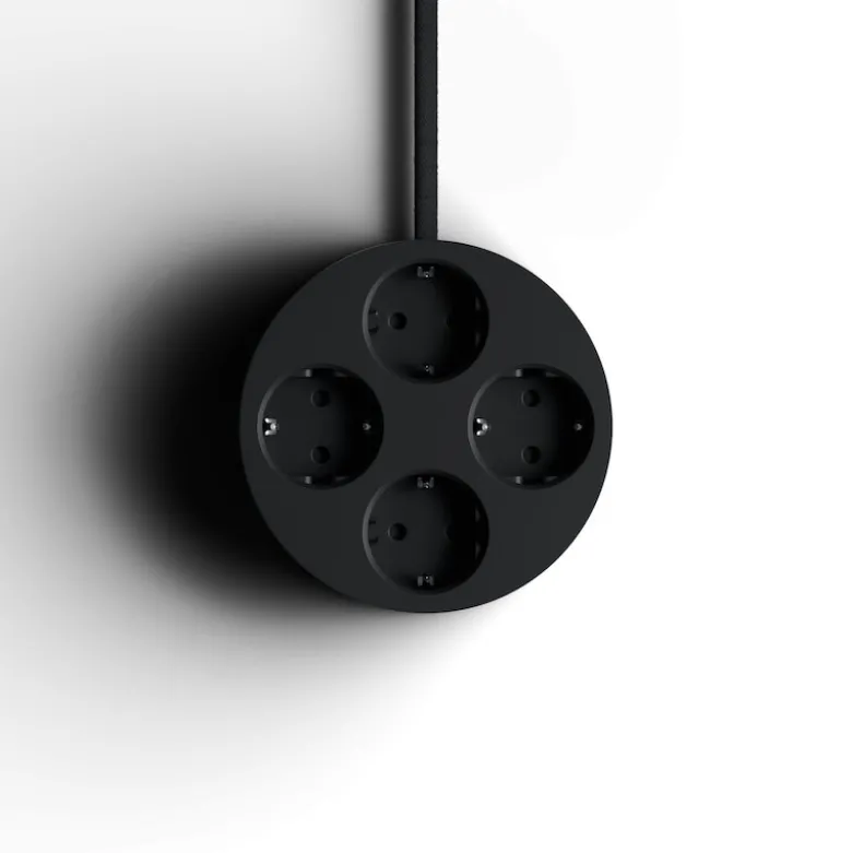 Circular C2 grenuttag jet black