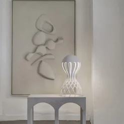 Cirrata bordslampa vit