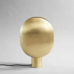 Clam bordslamp brass