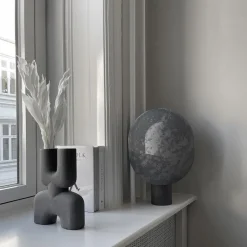 Clam bordslamp oxidized