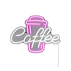 Coffee neonskylt