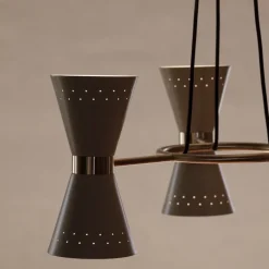 Collector chandelier 3 taklampa creme