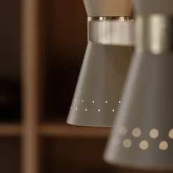 Collector chandelier 5 taklampa creme