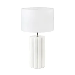 Column bordslampa vit/vit