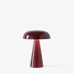 Como SC53 portable bordslampa Red Brown