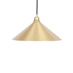 Cone Shade medium taklampa brass