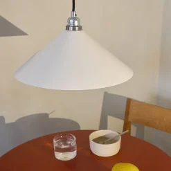 Cone Shade medium taklampa white gloss