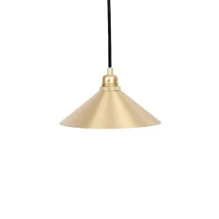 Cone Shade small taklampa brass