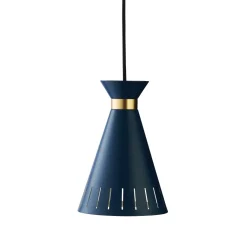 Cone taklampa azure blue