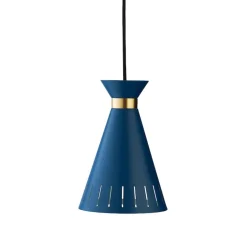 Cone taklampa azure blue