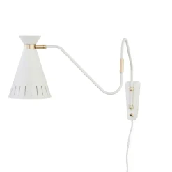 Cone vägglampa warm white