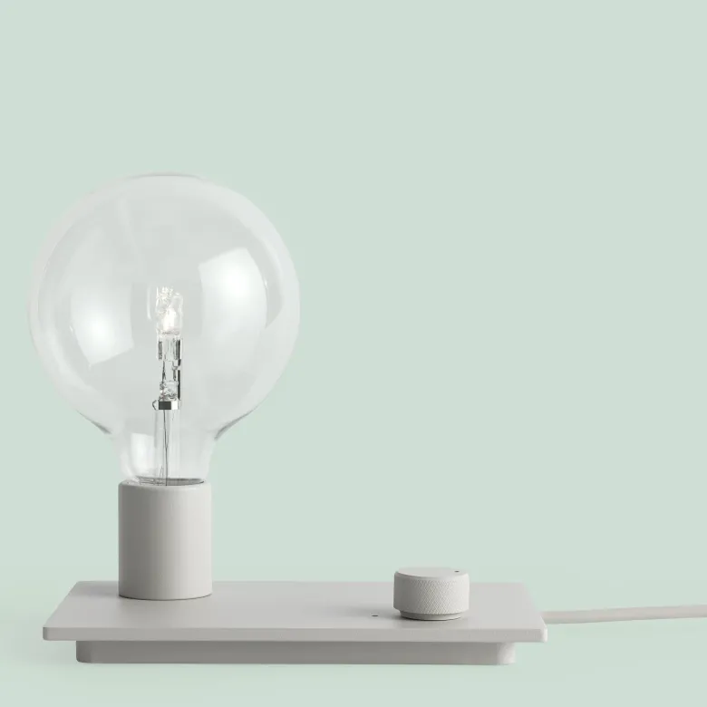 Control bordslampa grey