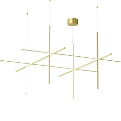 Coordinates S4 taklampa anodized champagne