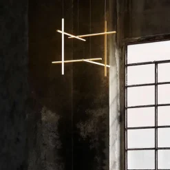 Coordinates S3 taklampa anodized champagne