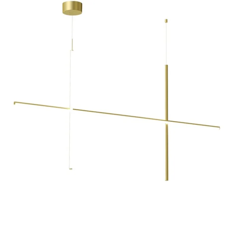 Coordinates S2 taklampa anodized champagne