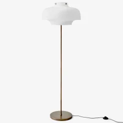 Copenhagen SC14 Golvlampa opal glass/bronzed brass