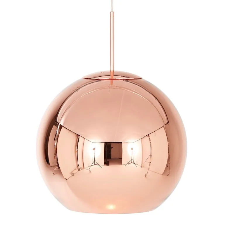 Copper round Ø45 taklampa
