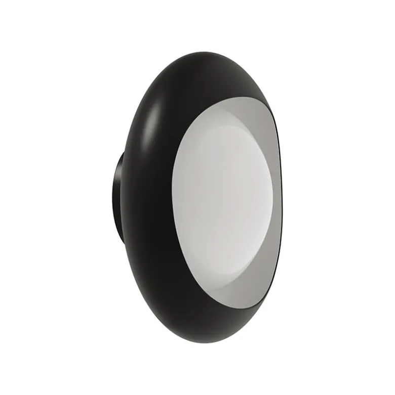 Cornea 220 vägglampa svart