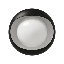 Cornea 220 vägglampa svart