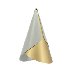 Cornet lampskärm nuance olive/mässing