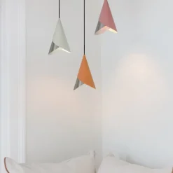 Cornet lampskärm nuance orange/stål