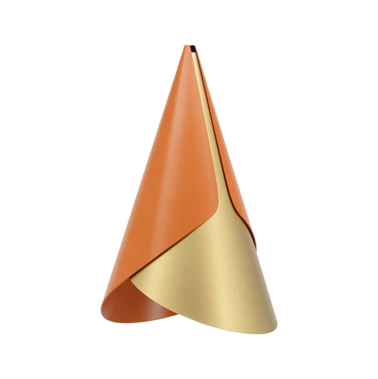 Cornet lampskärm nuance orange/mäsingg