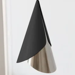 Cornet lampskärm svart/stål