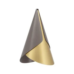 Cornet lampskärm umber/mässing